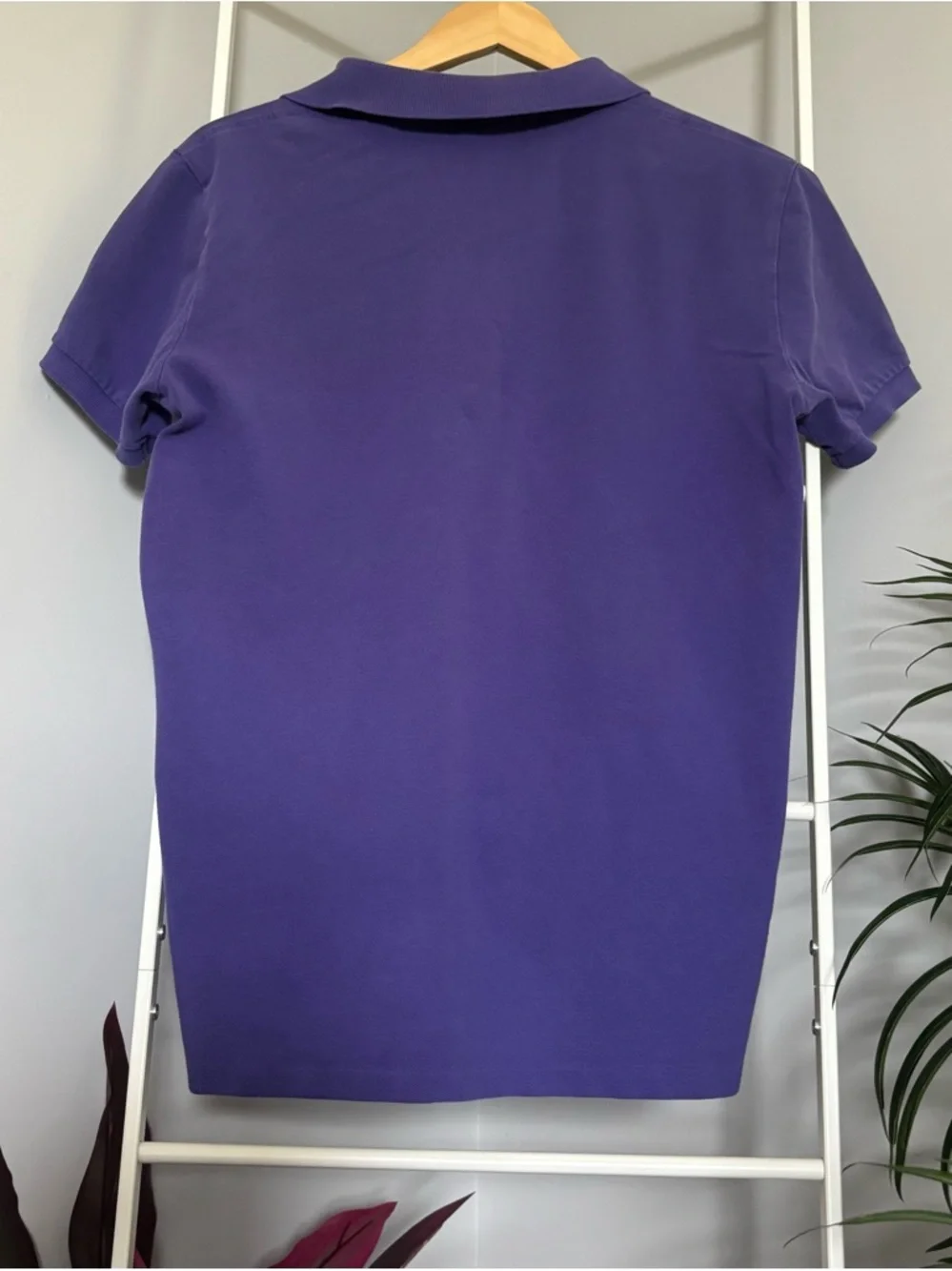 Ralph Lauren Purple Polo with Green Pony Embroidery - Picture 9 of 16